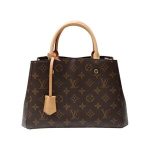 Louis Vuitton Montaigne Monogram Bag Shoulder Handbag Padlock